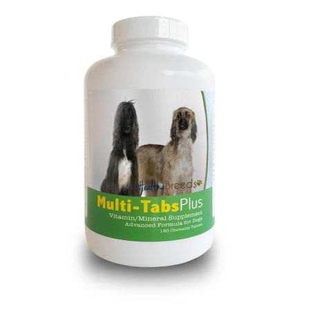 Healthy Breeds Afghan Hound Multi-Tabs Plus Chewable Tablets, 180PK 840235139680